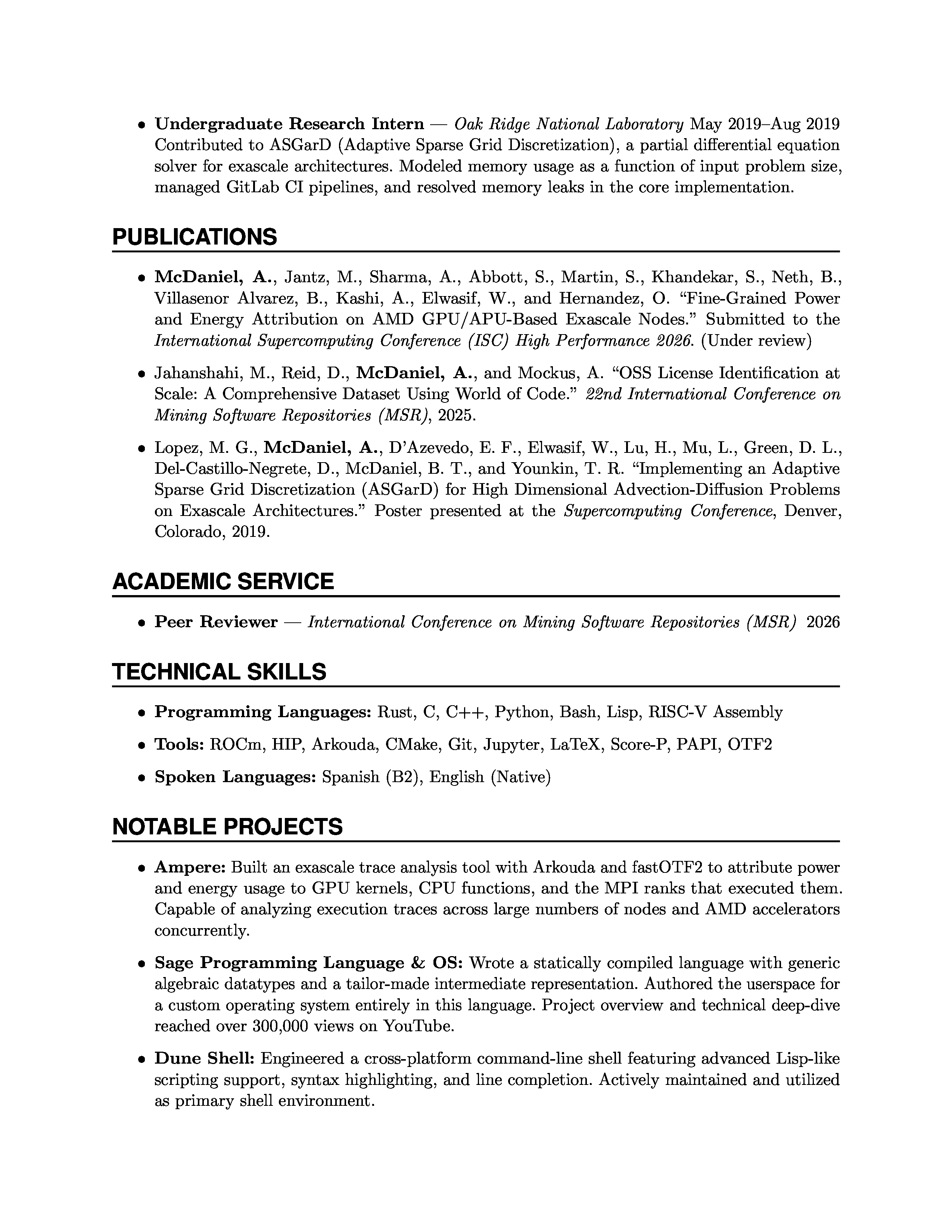 Resume