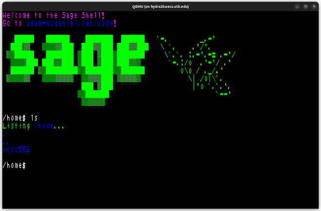 Sage OS Shell #1